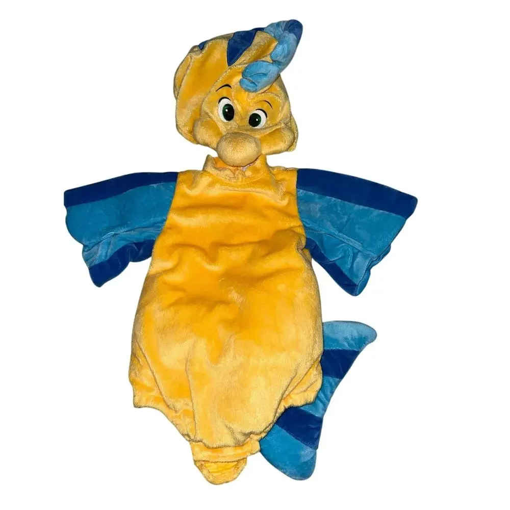 Disney's The Little Mermaid Flounder fish Halloween dress up Costume 3-6 months